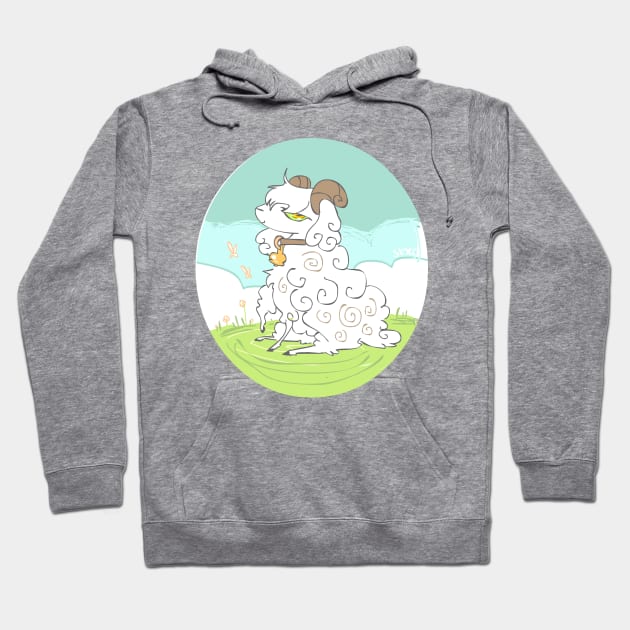 Sheep in the Meadow Hoodie by sky665